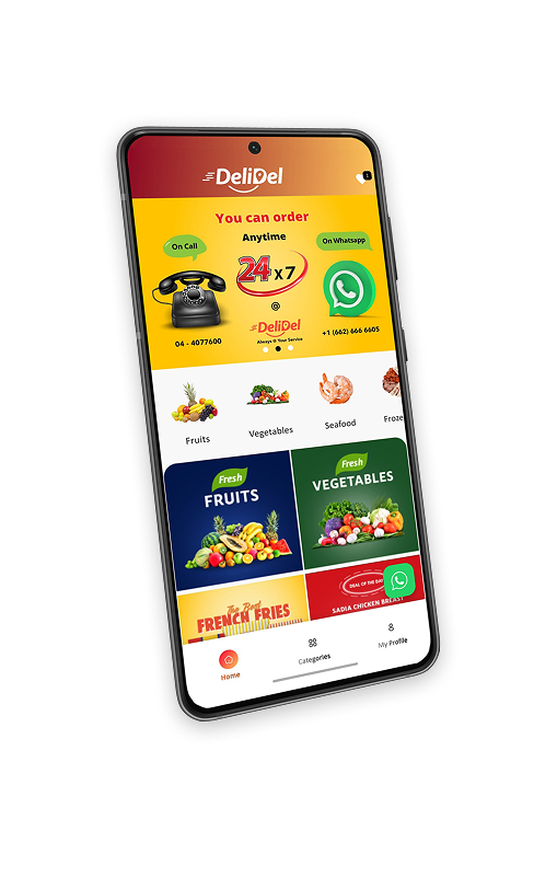 Delidel App Preview Left